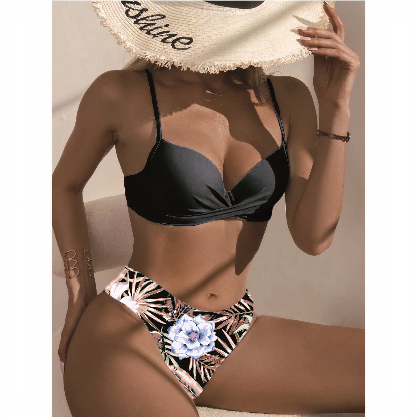 FLORIS™ | BIKINI FLEURI 3 EN 1