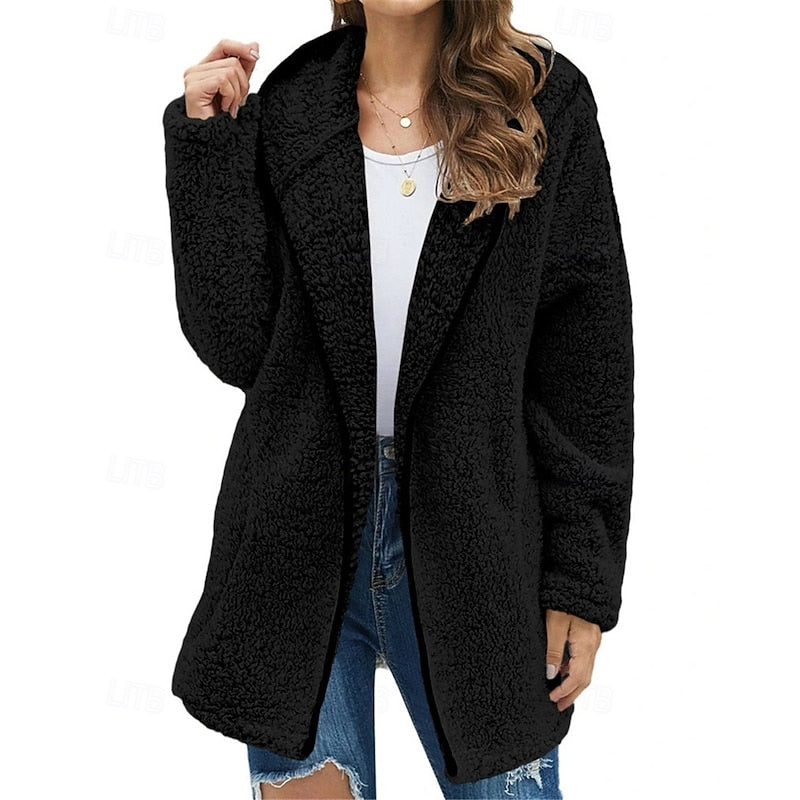 Adaline | Manteau douillet à capuche