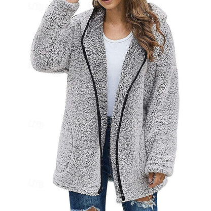 Adaline | Manteau douillet à capuche
