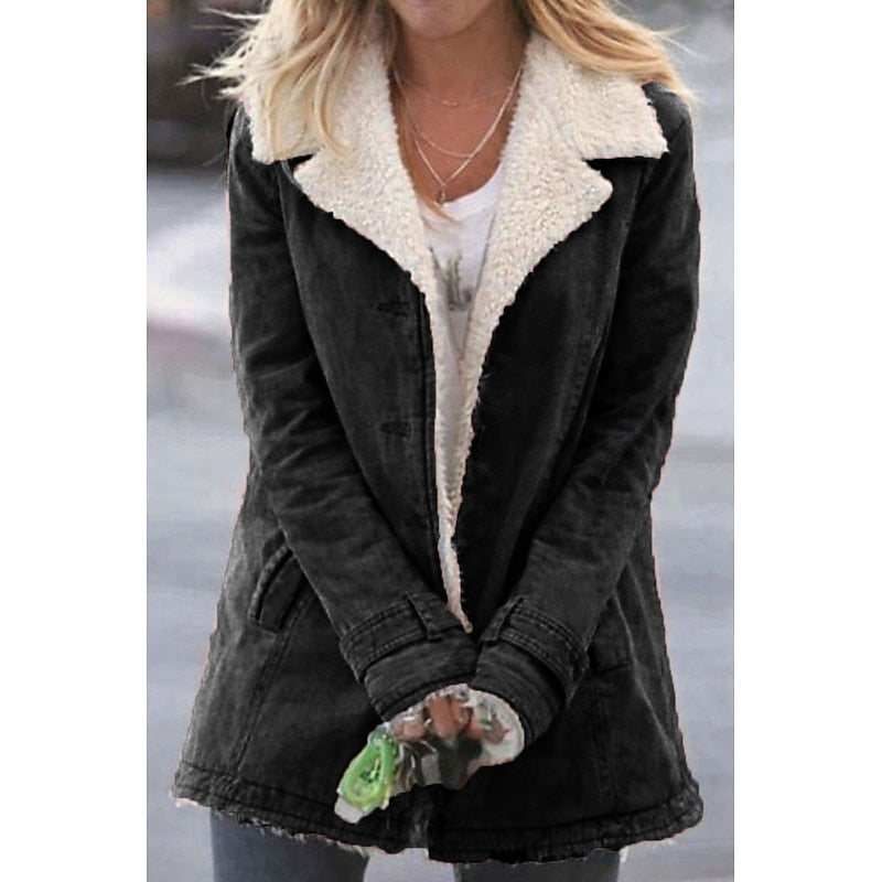 Brynn | Manteau douillet doublé en sherpa
