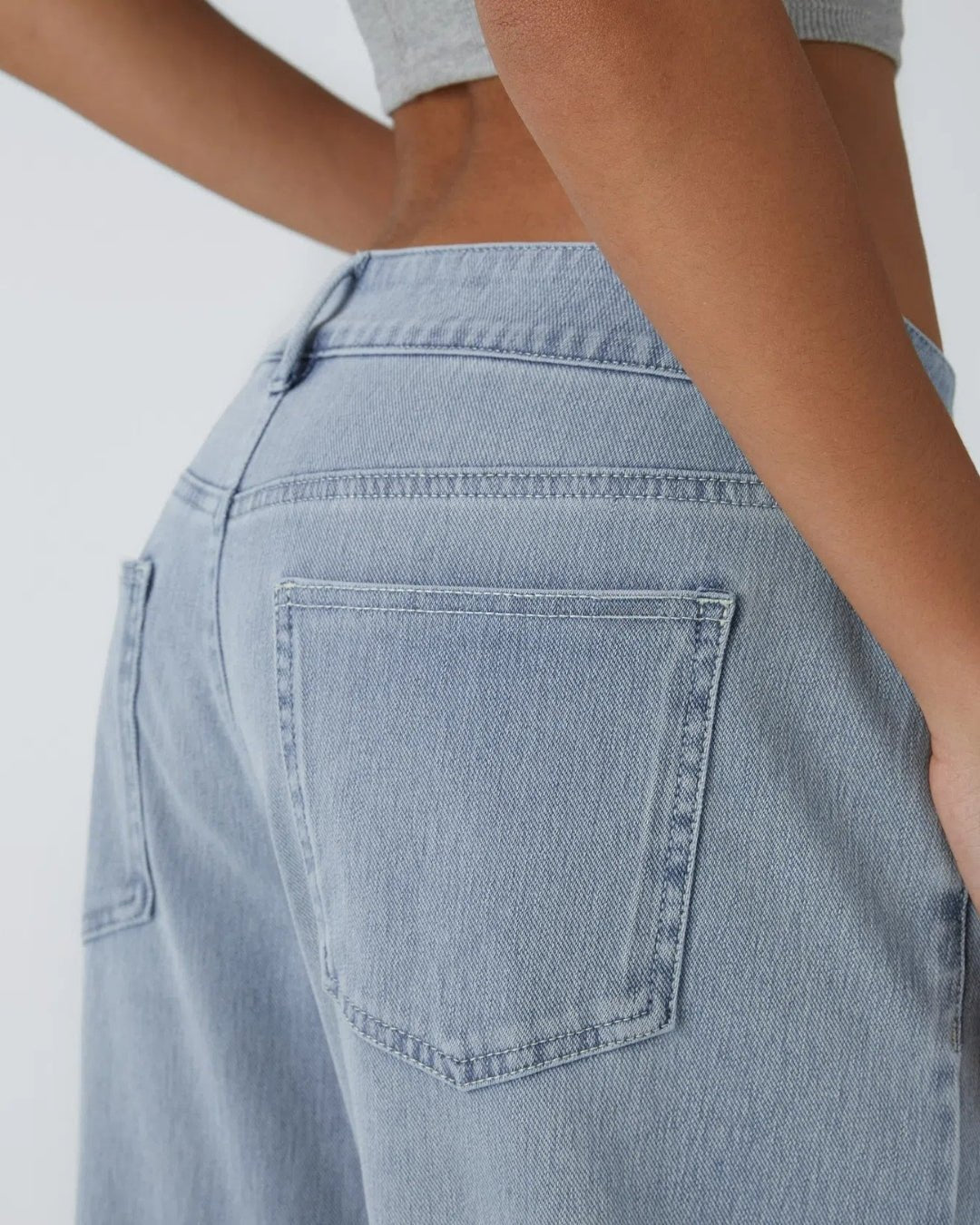 Naïla™ | Jeans urbains bleu azur