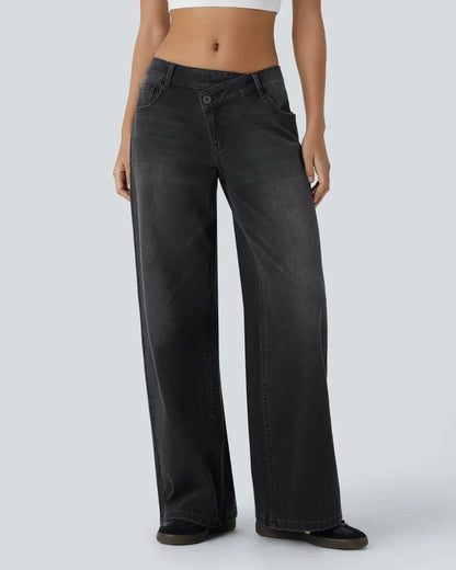 Naïla™ | Jeans urbains bleu azur