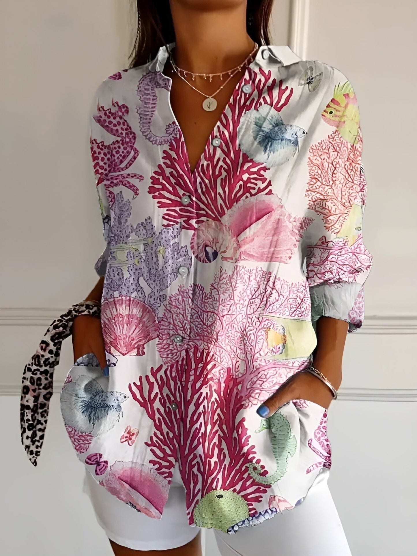 Kaitlyn™ | Chemisier floral fluide 1+1