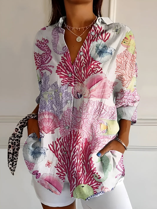 Kaitlyn™ | Chemisier floral fluide 1+1