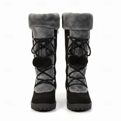 Danica | Bottes d’hiver confortables à lacets