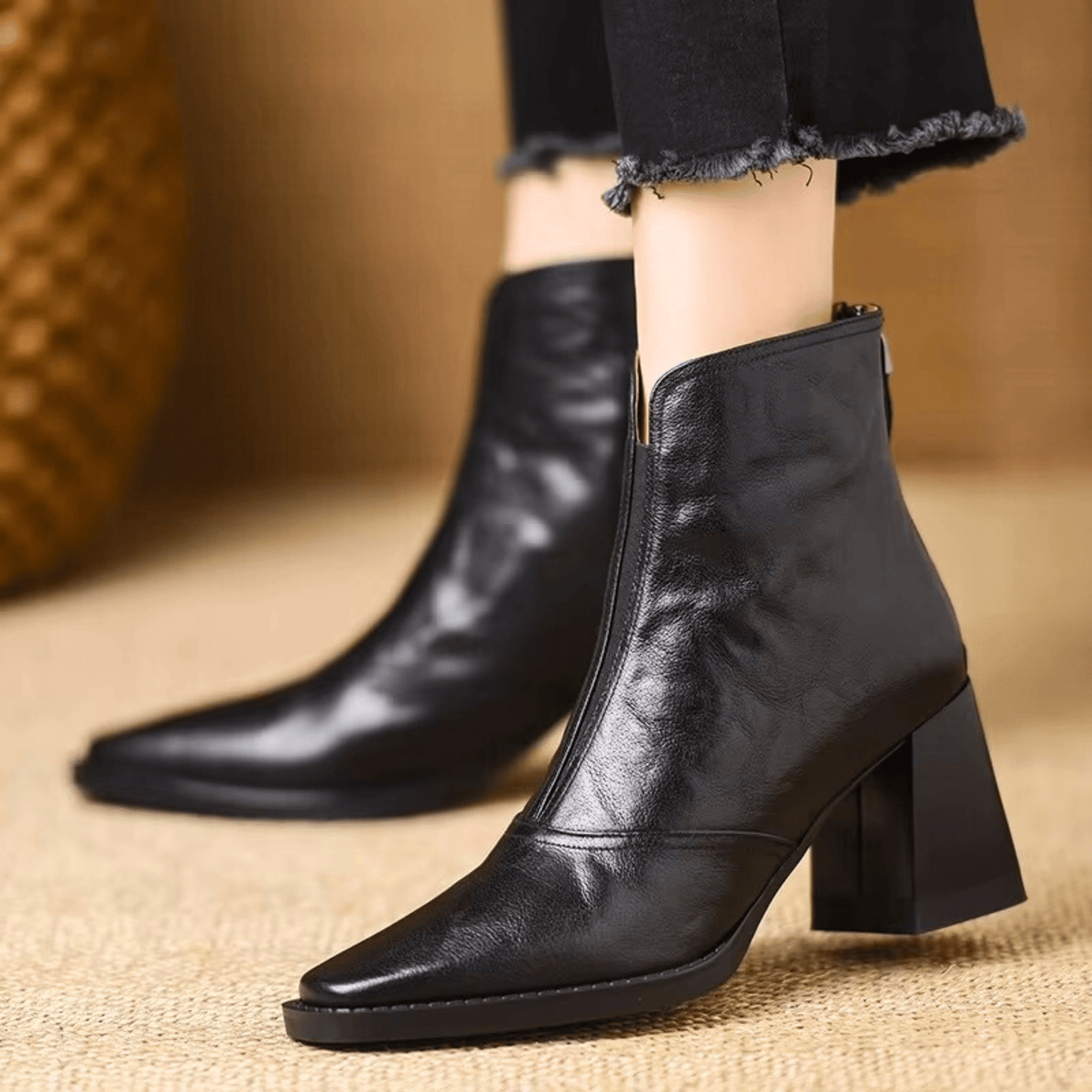 Lisbeth™ | Bottines élégantes à talon moyen