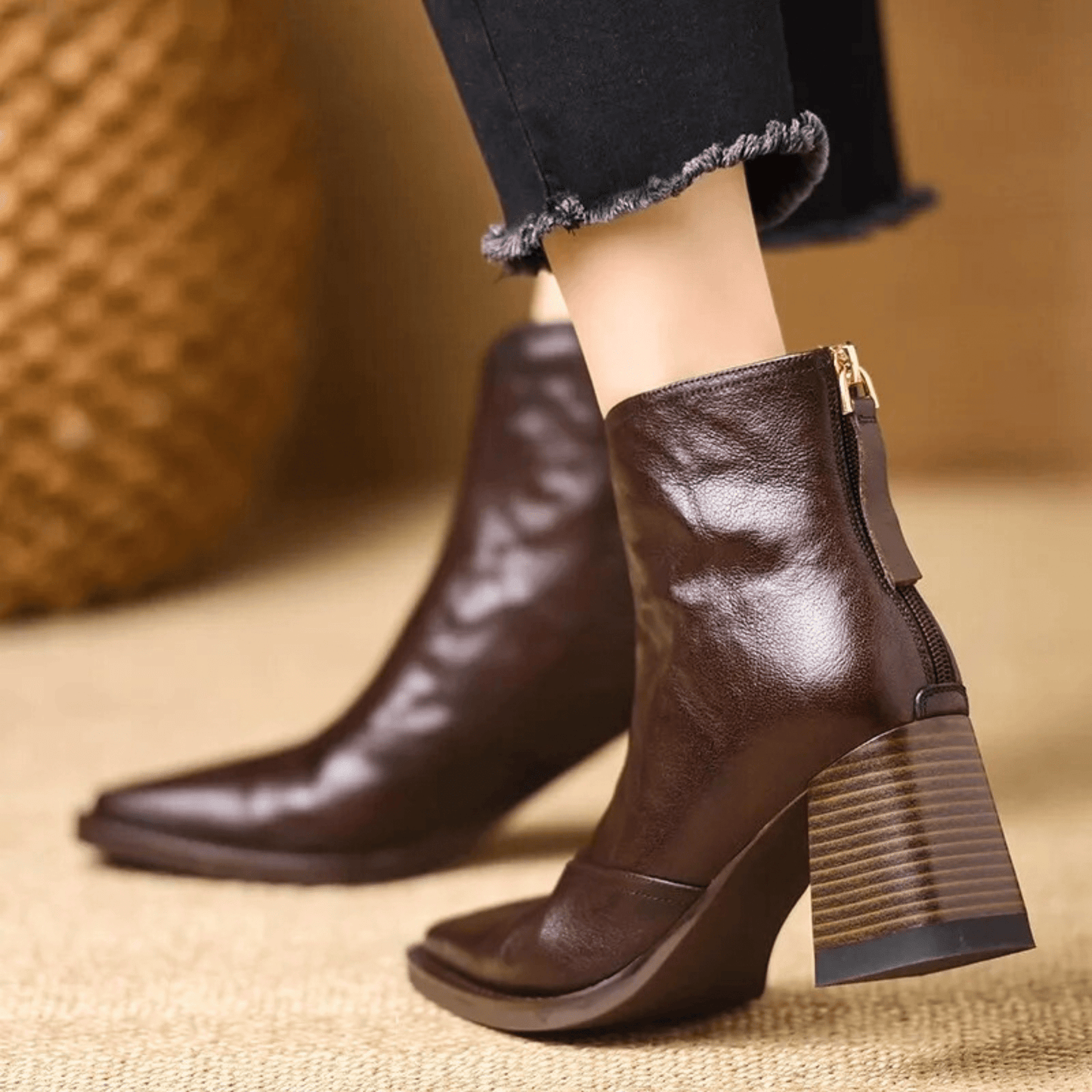 Lisbeth™ | Bottines élégantes à talon moyen