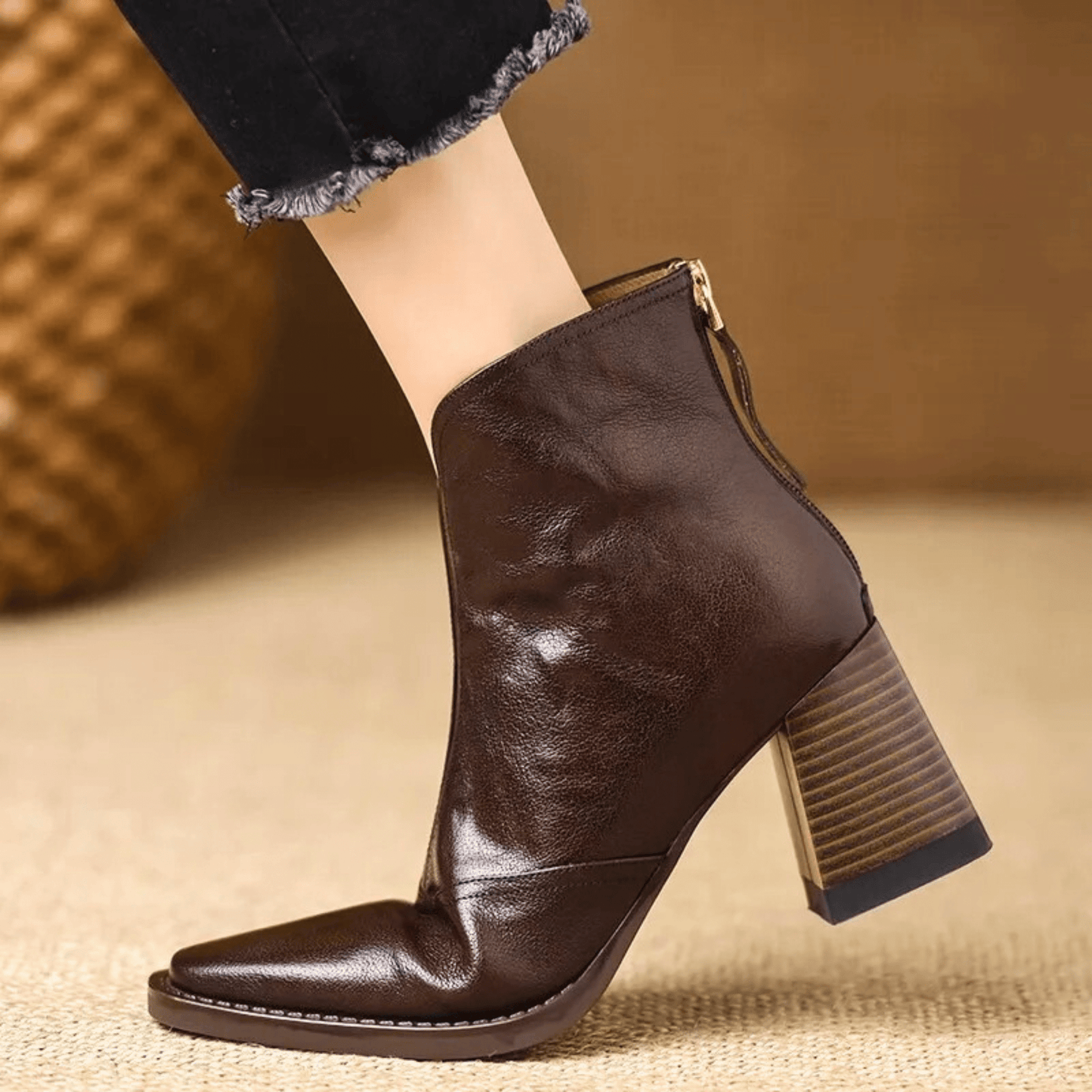 Lisbeth™ | Bottines élégantes à talon moyen