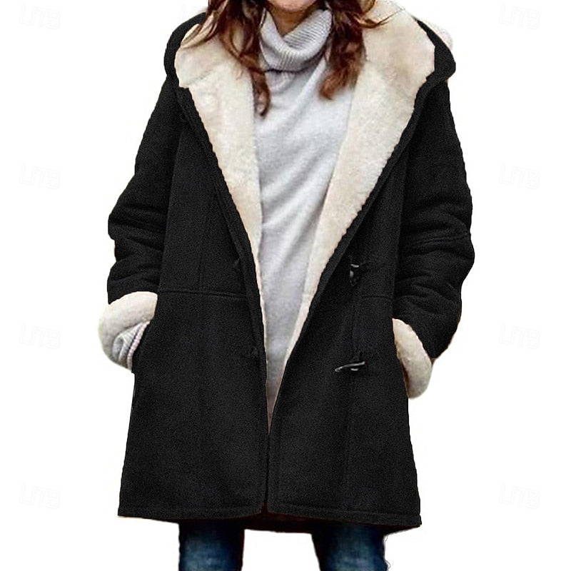 Marguerite | Manteau d’hiver douillet à capuche