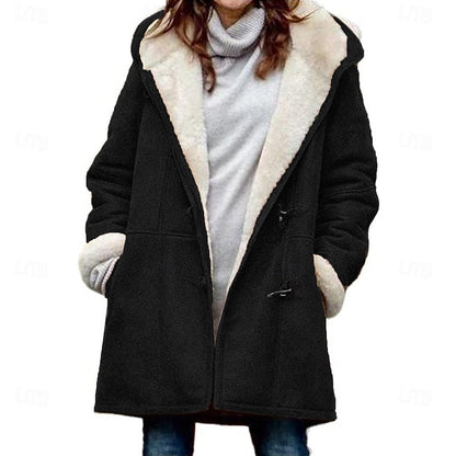 Marguerite | Manteau d’hiver douillet à capuche