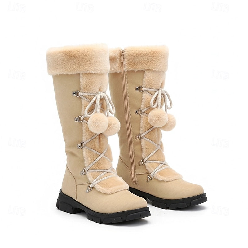 Danica | Bottes d’hiver confortables à lacets
