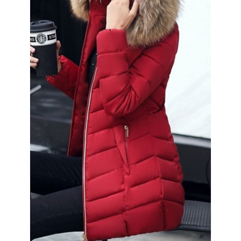 Gwendolyn | Parka d’hiver matelassée à capuche